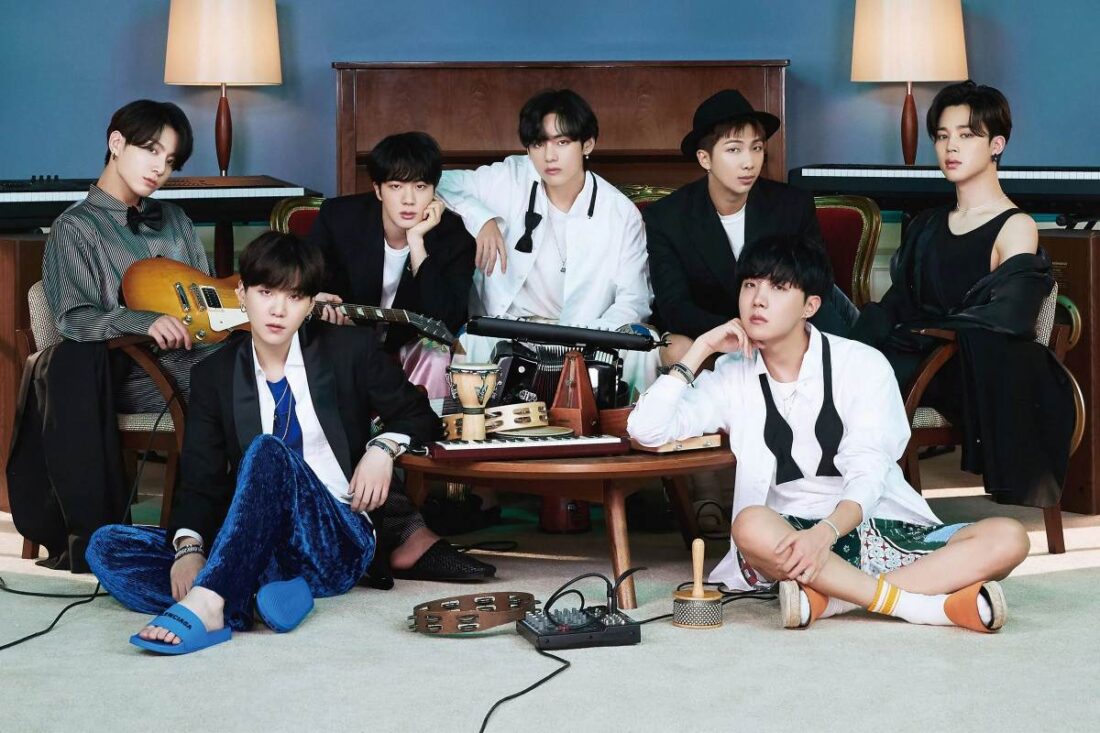 BTS captured in the practice room, fueling comeback fever