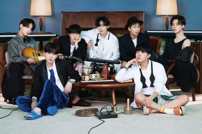 BTS captured in the practice room, fueling comeback fever