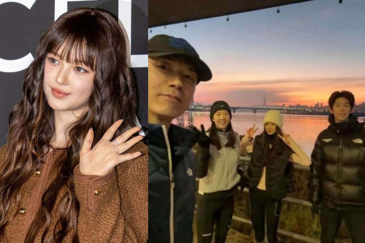 NewJeans Danielle spotted on early morning runs with singer Sean NewJeans Danielle spotted on early morning runs with singer Sean