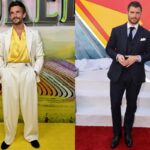 Jonathan Bailey and David Corenswet kissing in front of the cameras for a new Variety interview