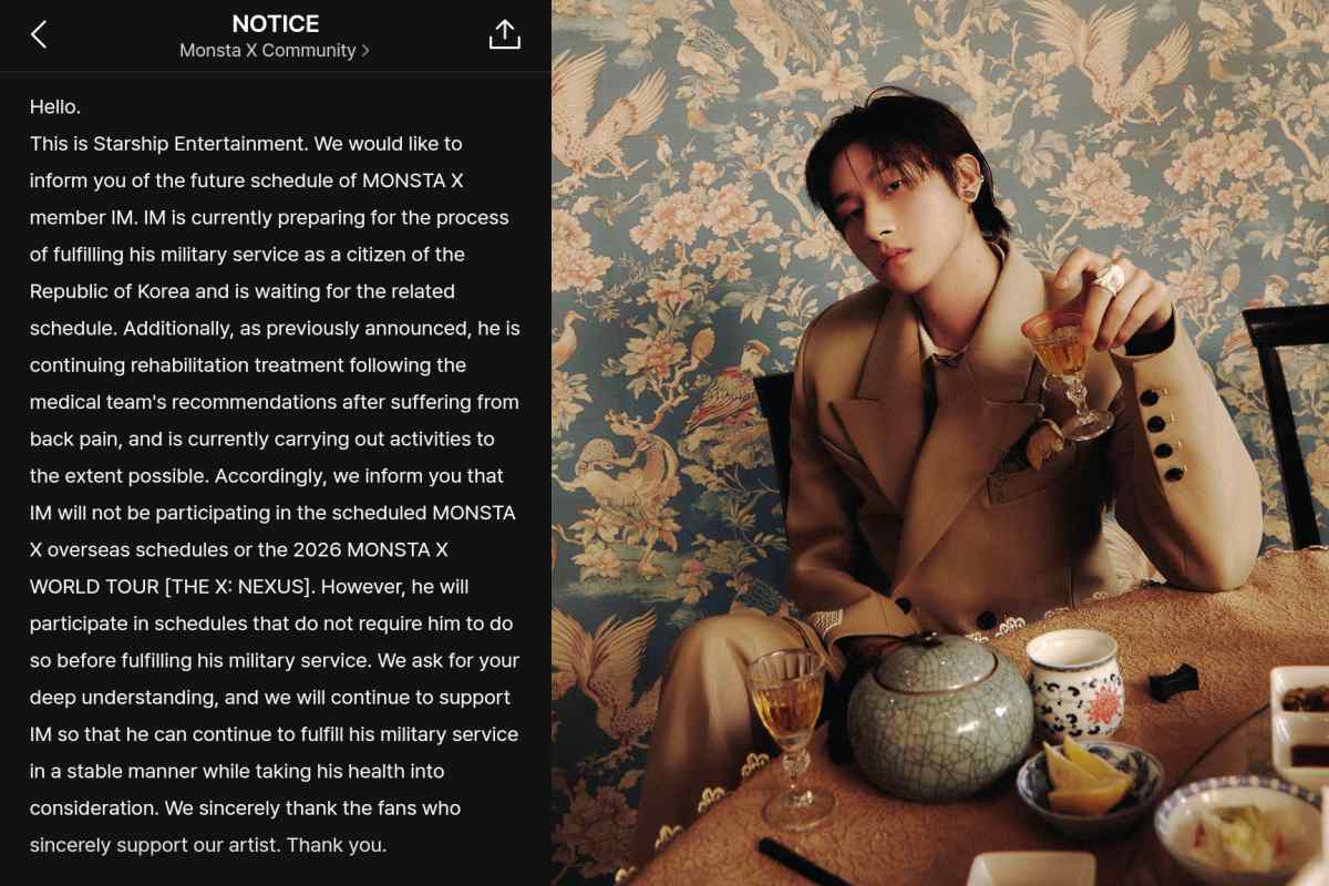 I.M steps back from MONSTA X’s 2026 tour as he prepares for enlistment I.M steps back from MONSTA X’s 2026 tour as he prepares for enlistment