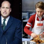 Prince George joins Prince William at The Passage Charity in preparing Christmas lunch