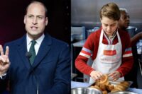 Prince George joins Prince William at The Passage Charity in preparing Christmas lunch