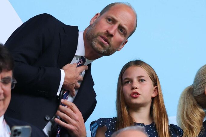 Prince William shows his protective side in a viral video with Princess Charlotte