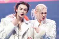 Stray Kids Felix and Hyunjin hugged so tight that their pants belts hooked