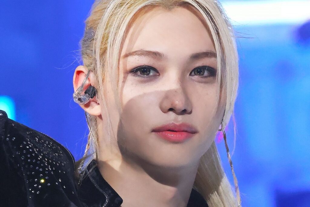 Stray Kids’ Felix performs at the Naver x Spotify event