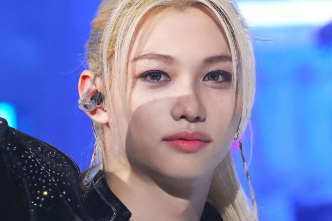 Stray Kids’ Felix performs at the Naver x Spotify event