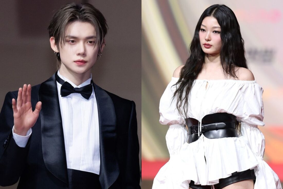 TXT's Yeonjun and KATSEYE's Yoonchae perform together at the 2025 Gayo Daejeon