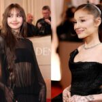 BLACKPINK's Lisa and Ariana Grande face a wardrobe malfunction at their 2026 Golden Globes encounter