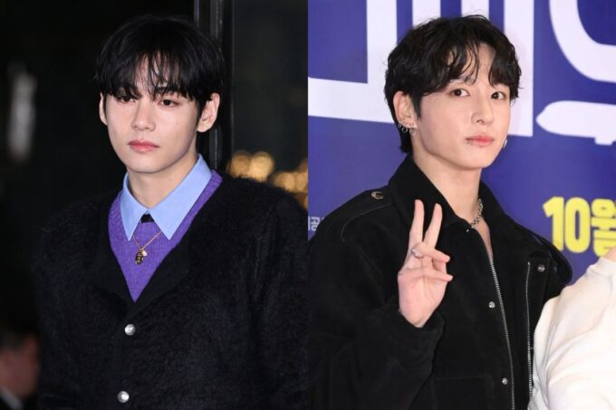 BTS V and Jungkook look like a couple in a new photo holding hands