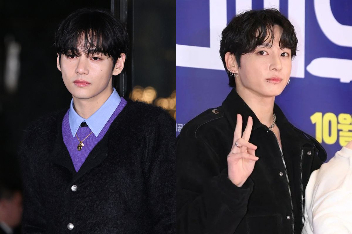 BTS V and Jungkook look like a couple in a new photo holding hands