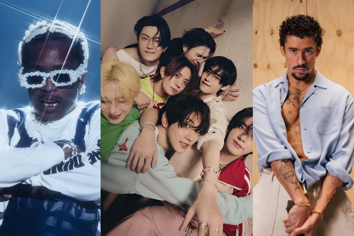 Bad Bunny, ENHYPEN, and A$AP Rocky are still in tight competition for the number one album, with no clear winner