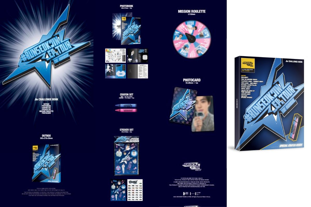 BTS' Jin announces the release of an exciting 'CHALLENGE BOOK'