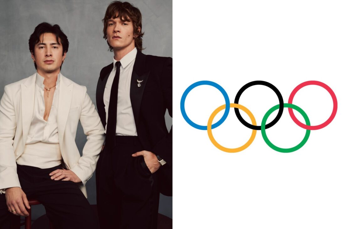 Hudson Williams and Connor Storrie from Heated Rivalry are chosen as Olympic torchbearers for the Milan Games