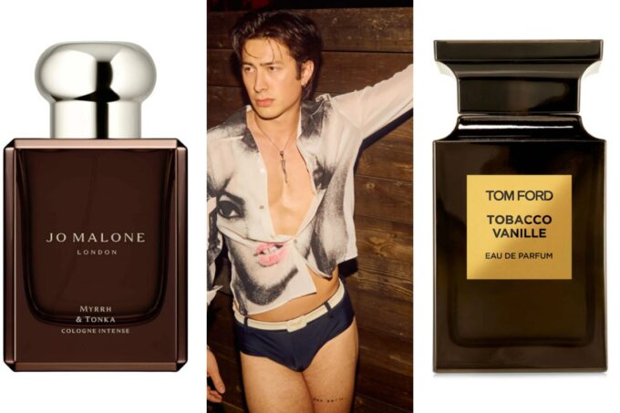 Hudson Williams shows how to create a unique scent through perfume layering