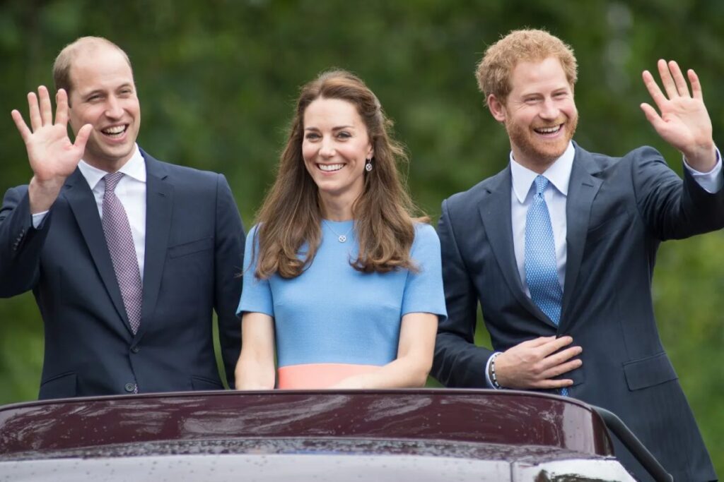 Kate Middleton and Prince William travel to Scotland while Prince Harry returns to London