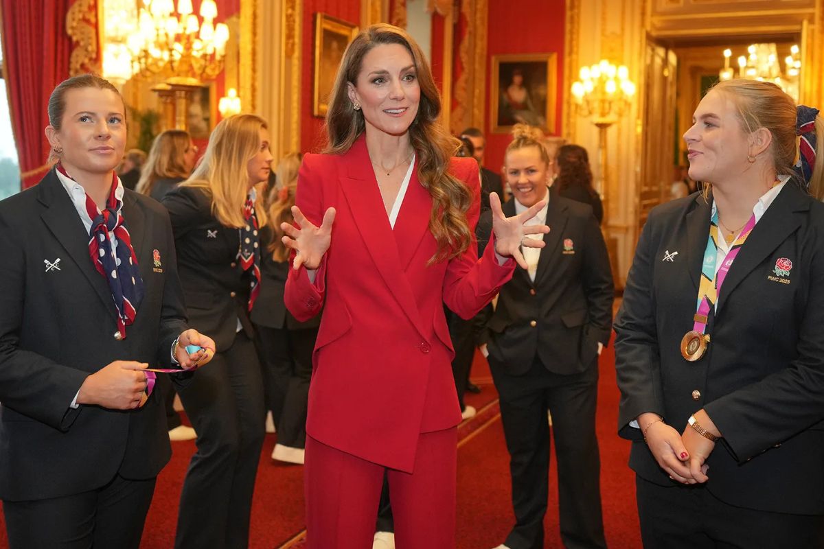 Kate Middleton shares her rule for playing rugby with Prince George at home