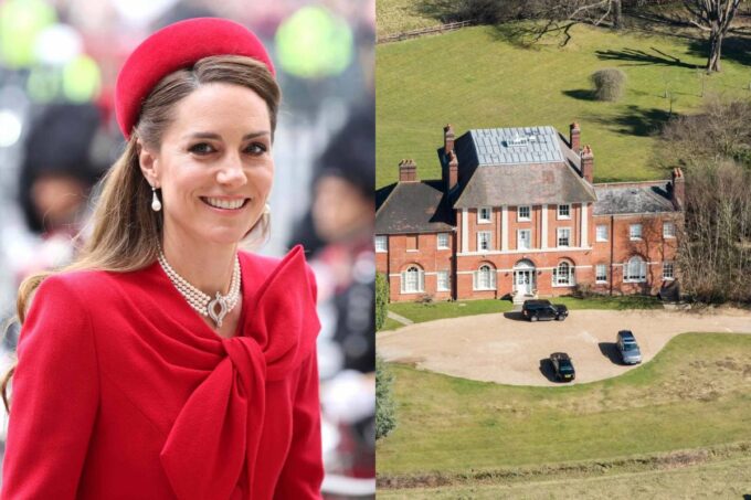 Kate Middleton swims into her safe place at new Forest Lodge home
