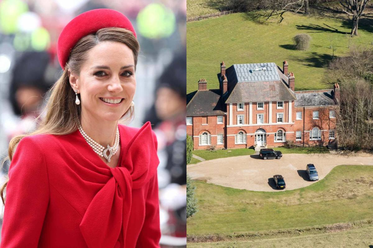 Kate Middleton swims into her safe place at new Forest Lodge home
