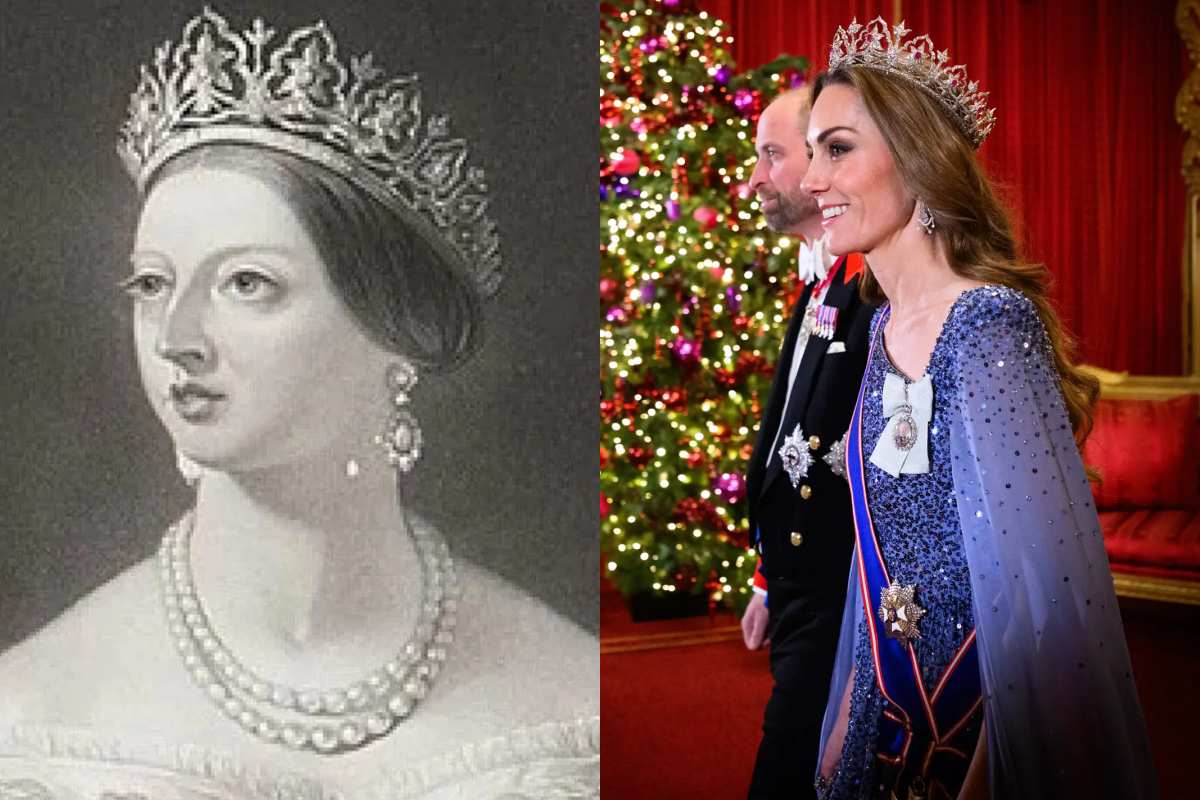 Kate Middleton has been securing Queen Victoria's tiara like a total genius
