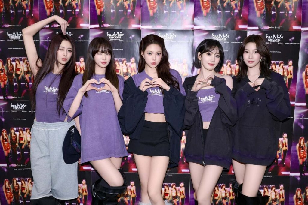 LE SSERAFIM to conclude sold-out encore concerts at the Jamsil Indoor Stadium in Seoul