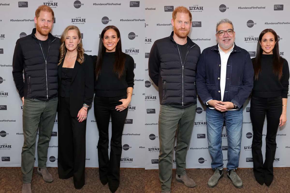 Meghan Markle and Prince Harry attend the Sundance Film Festival Premiere together
