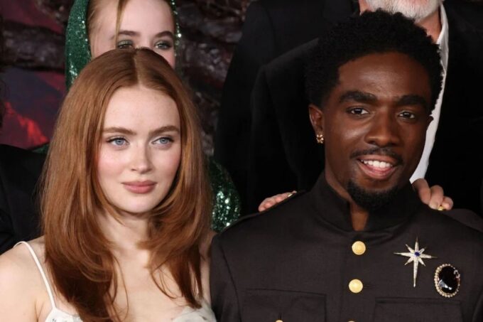 Stranger Things A viral video of Sadie Sink and Caleb McLaughlin cuddling on set sparks dating rumors