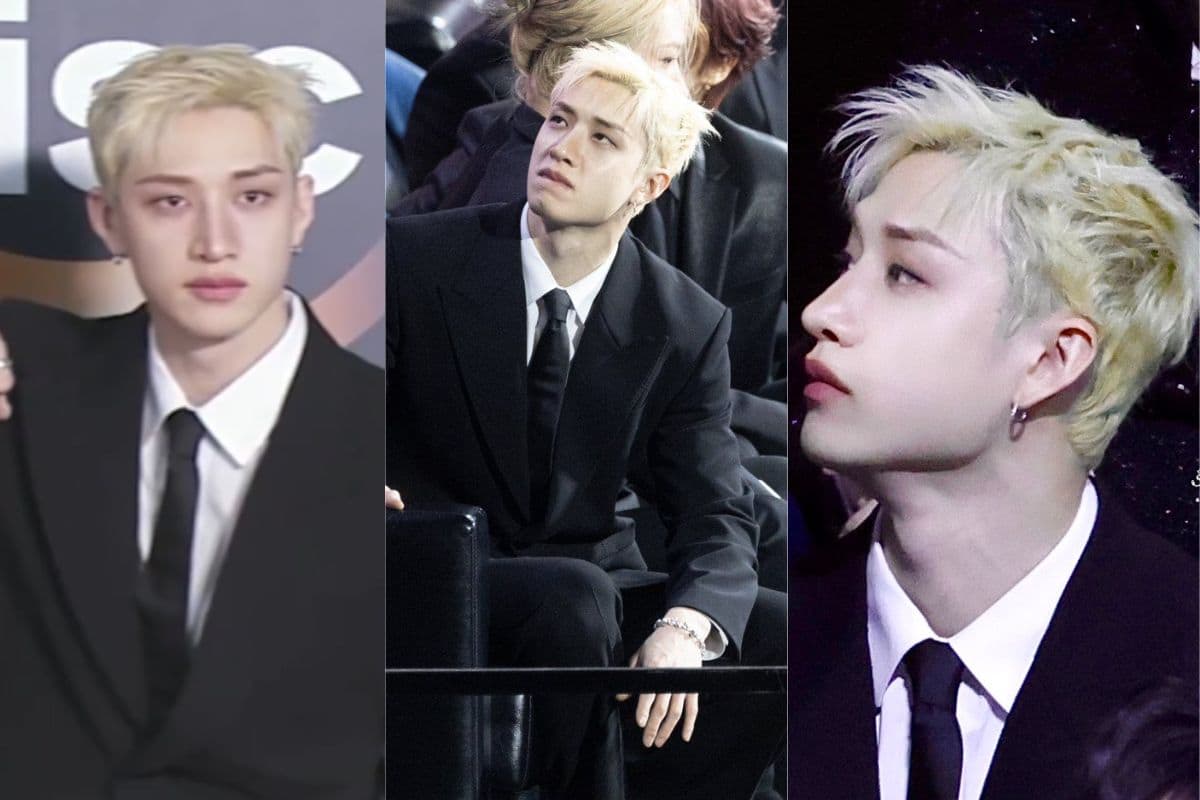 Bang Chan sported a tuxedo!