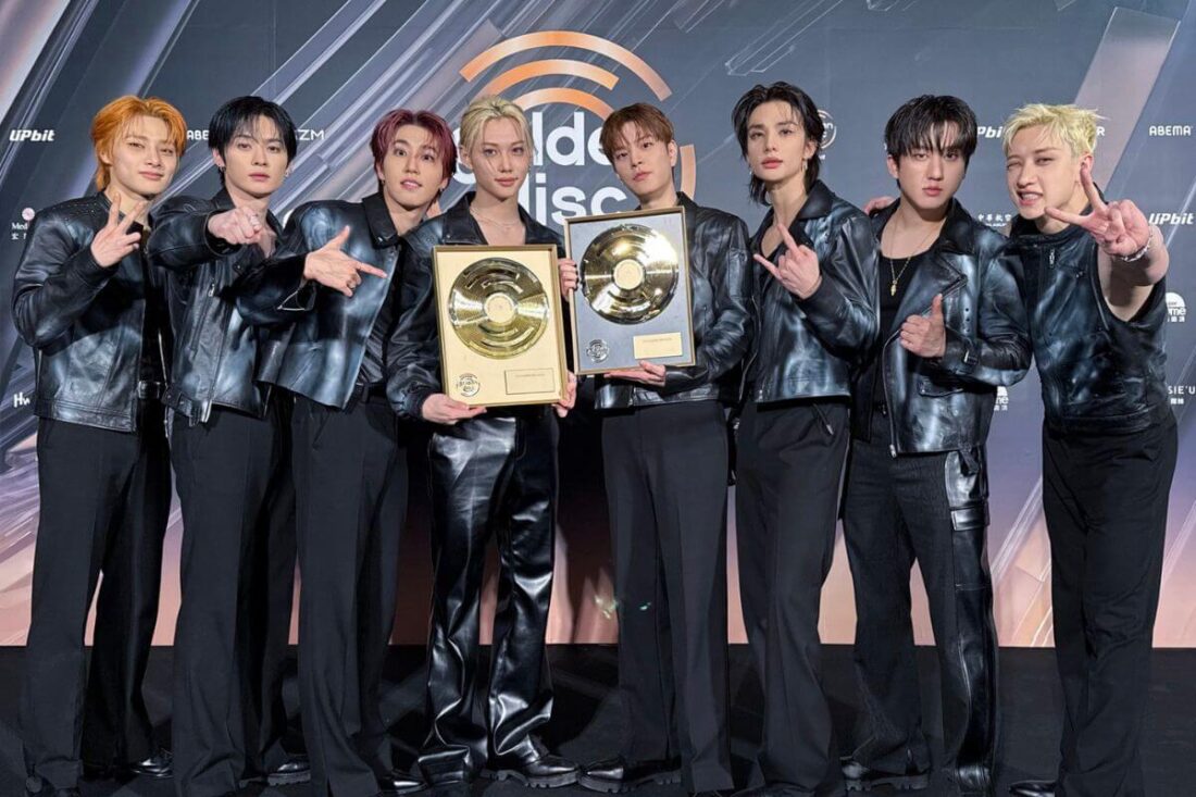 Stray Kids' Bang Chan had the sweetest shy reaction when he was caught throwing hearts