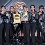 Stray Kids' Bang Chan had the sweetest shy reaction when he was caught throwing hearts