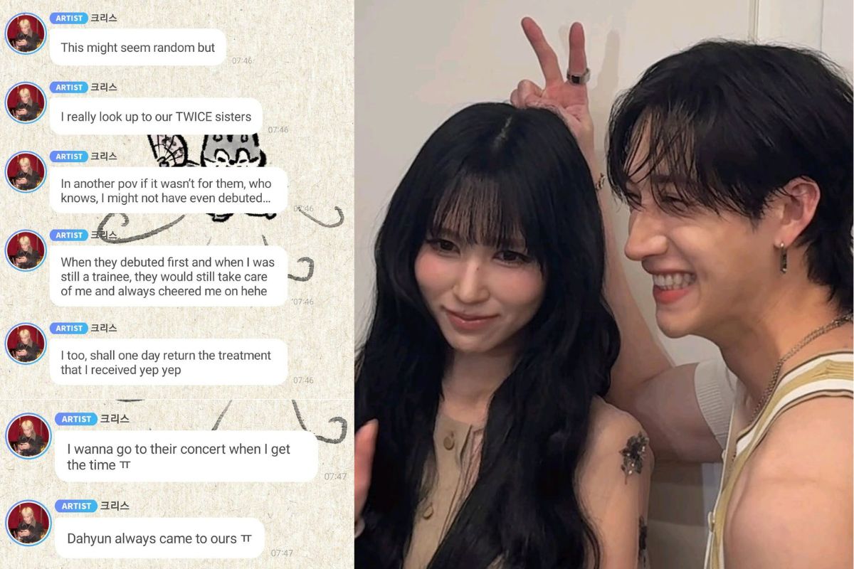 Stray Kids' Bang Chan expresses his gratitude and admiration for TWICE