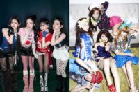 aespa and Red Velvet perform f(x)’s Chu during a special SMTown collaboration stage