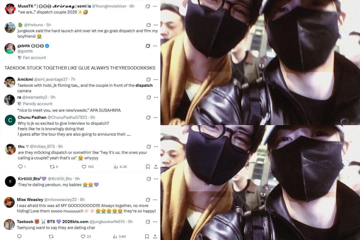 BTS: V was about to say something to Dispatch but Jungkook interrupted him, sparking Taekook theories