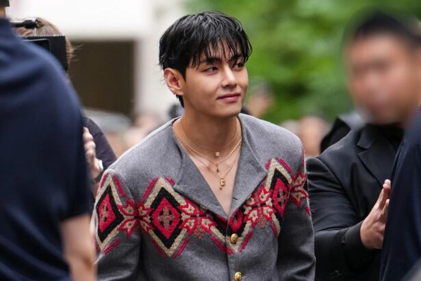 BTS' V gives fans a tour of his new home during a recent live broadcast