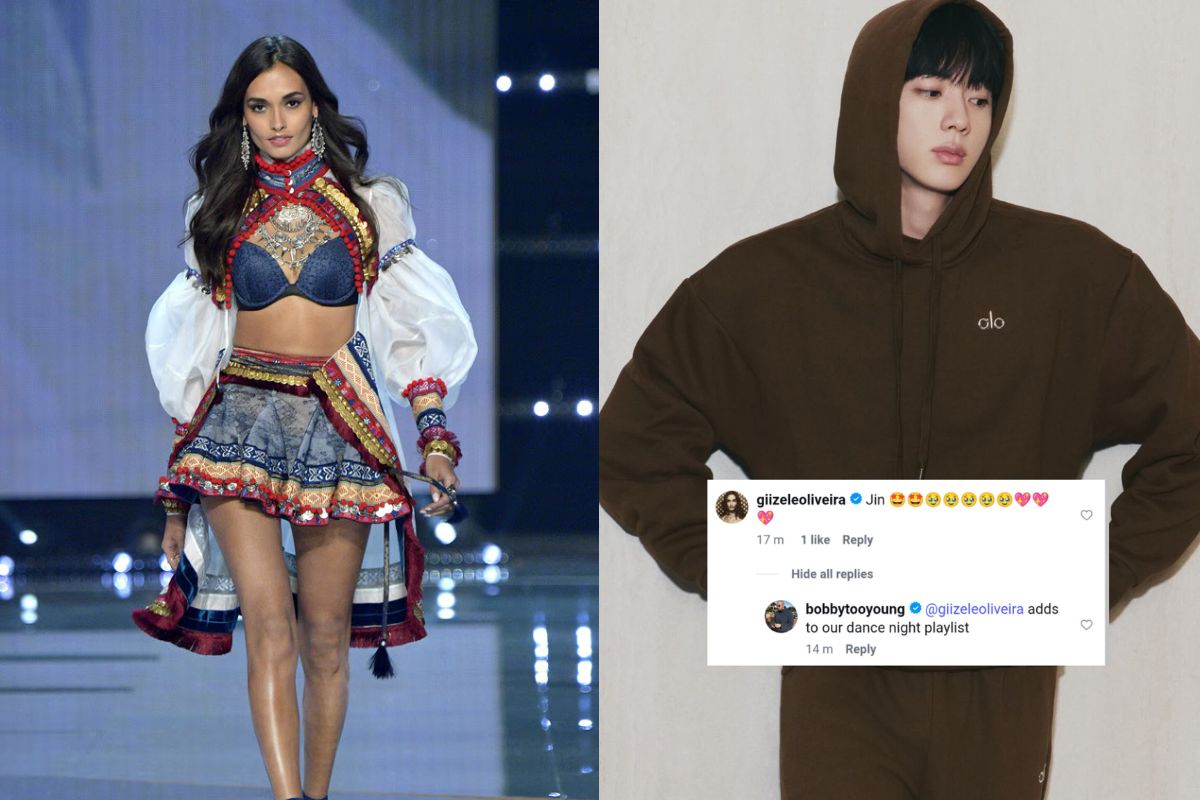 Victoria's Secret supermodel Gizele Oliveira is captivated with BTS' Jin's recent photoshoot Victoria's Secret supermodel Gizele Oliveira is captivated with BTS' Jin's recent photoshoot