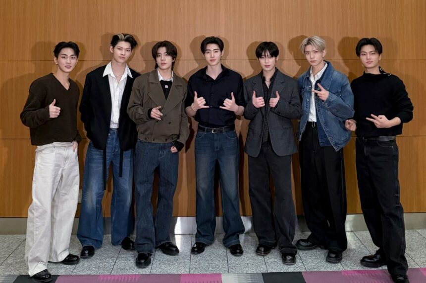 ENHYPEN celebrates the opening of the Prada Breeze Nanshan boutique in Taipei