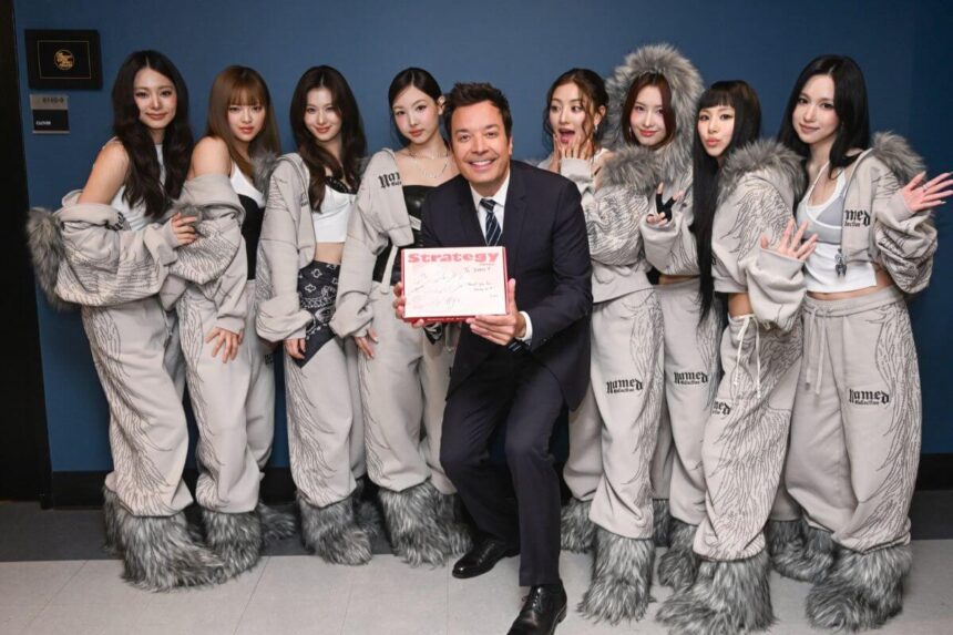 Jimmy Fallon names TWICE 'a Grammy-level artist' on The Tonight Show