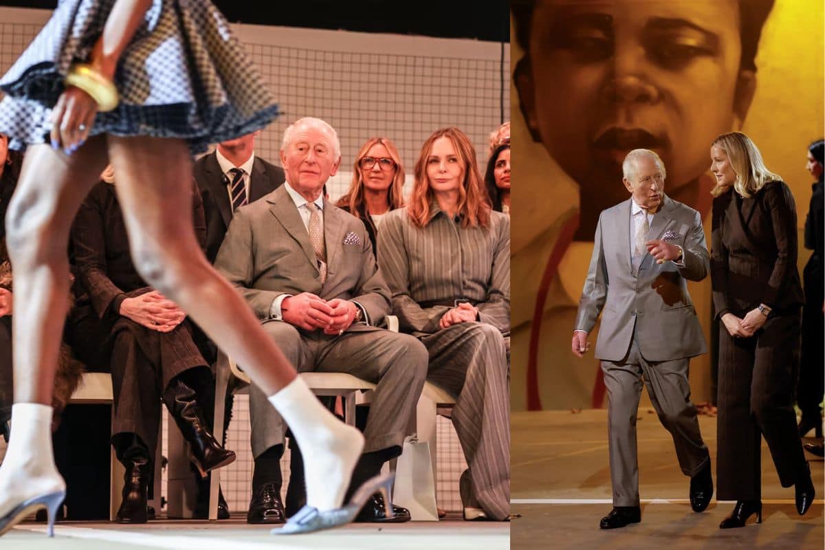 the king at the London fashion show 2026