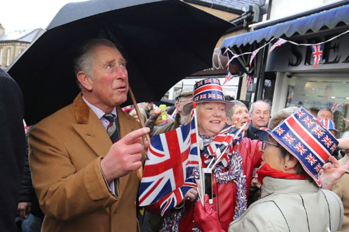 This is the King's second visit within a year