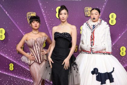 Kpop Demon Hunters’ HUNTRX makes a special performance at the BAFTA Film Awards