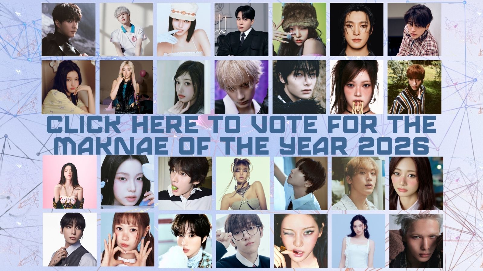 Visual of the year: VOTE NOW for the most handsome kpop idol of 2026
