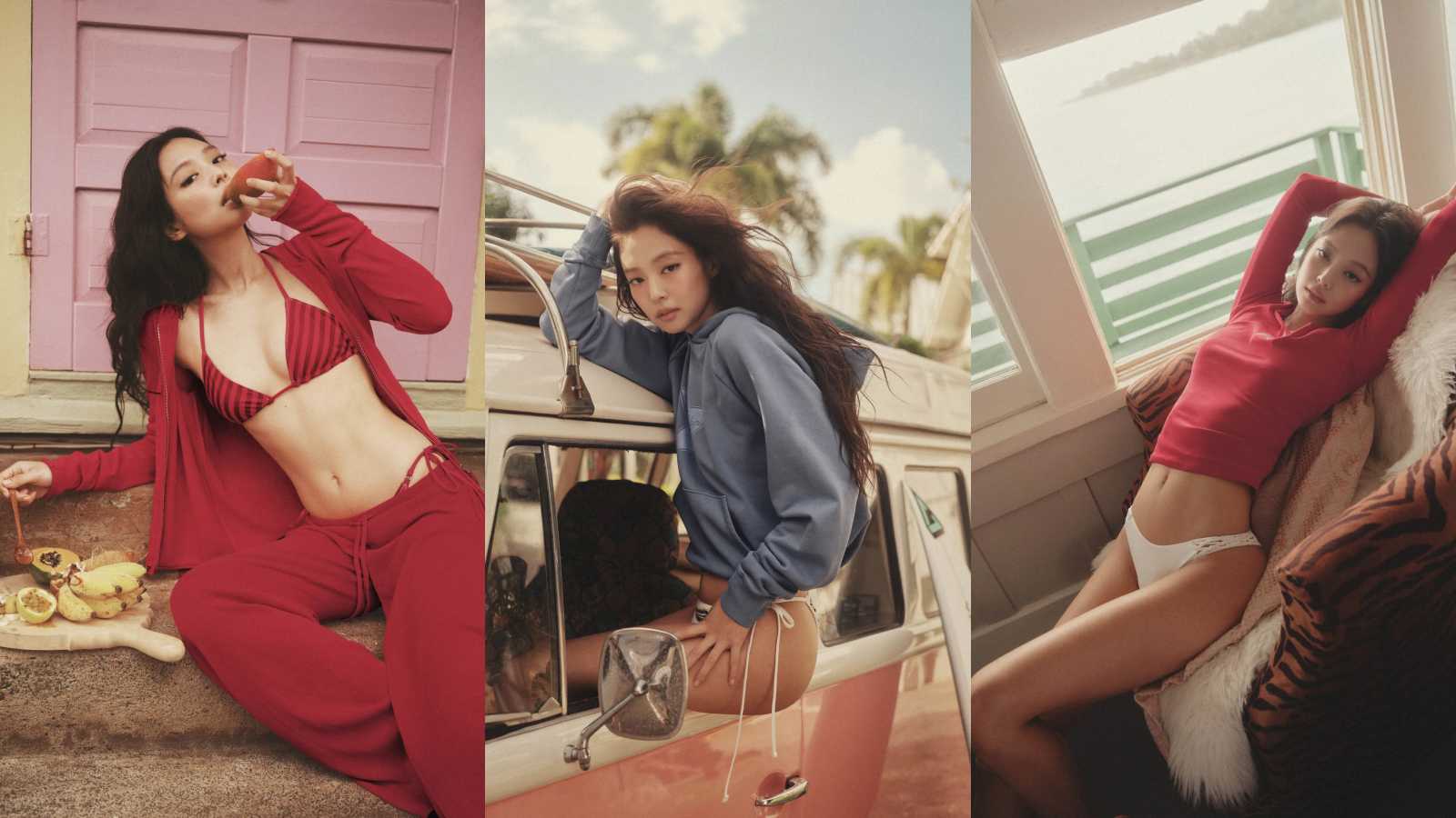 BLACKPINK’s Jennie launches a Frankies Bikinis collection inspired by vintage swimwear