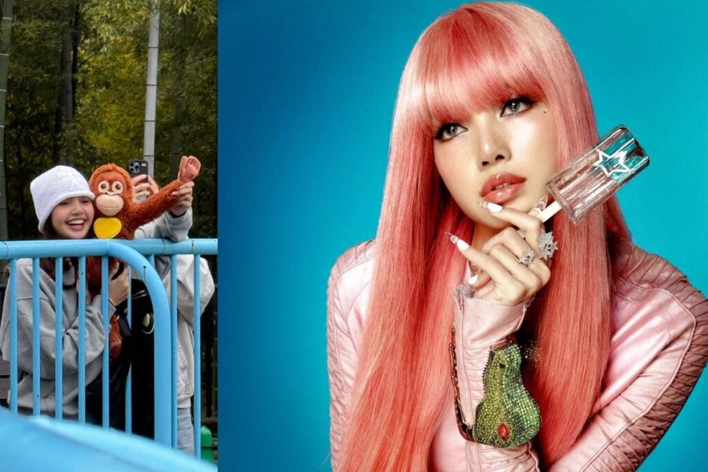 BLACKPINK’s Lisa visits viral monkey Punch at Ichikawa City Zoo