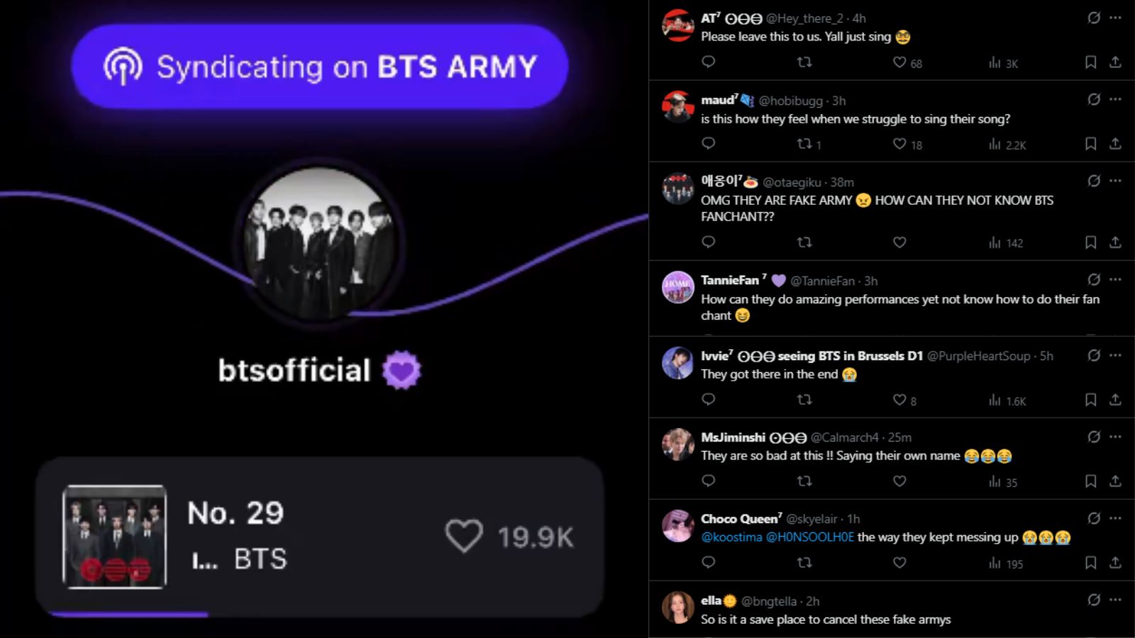 J-Hope and Jimin sing BTS fanchant in a recent livestream BTS members go chaotic for a listening party with ARMY