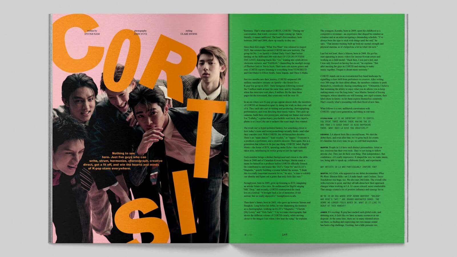 CORTIS talks about the impact of BLACKPINK's Rosé and 'KPop Demon Hunters'