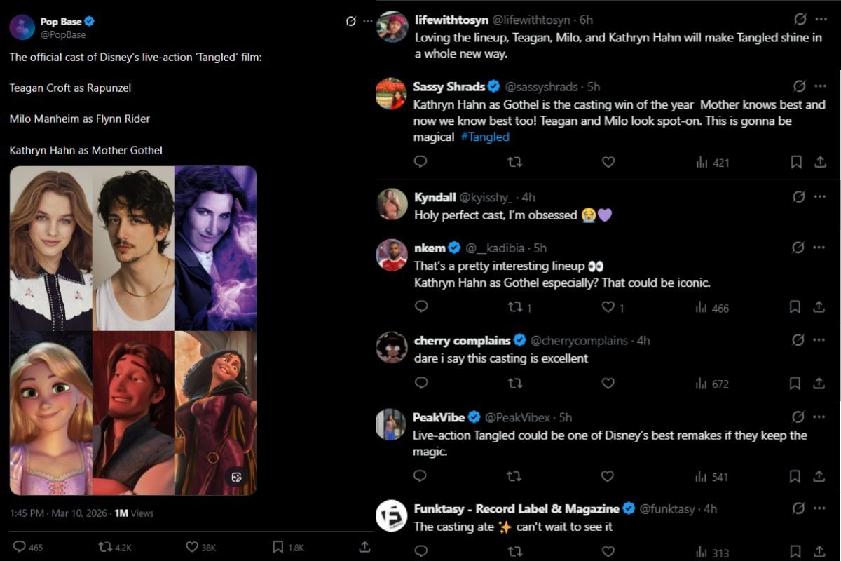 Check out the official cast for Disney's 'Tangled' live-action film