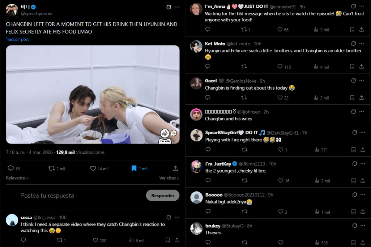 Stray Kids: Hyunjin and Felix secretly eat Changbin's food Stray Kids: Hyunjin and Felix secretly eat Changbin's food