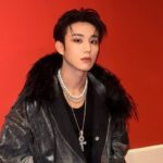 Intak shows off his bulge during a P1Harmony concert in Amsterdam