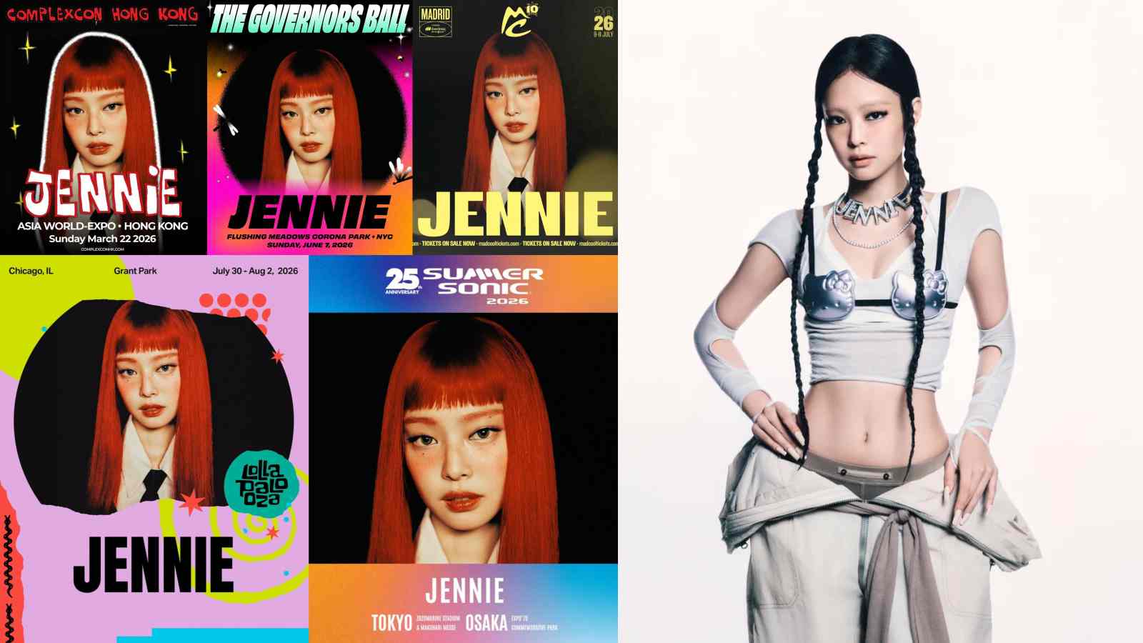 BLACKPINK’s Jennie becomes the first Korean soloist to headline five events in one year