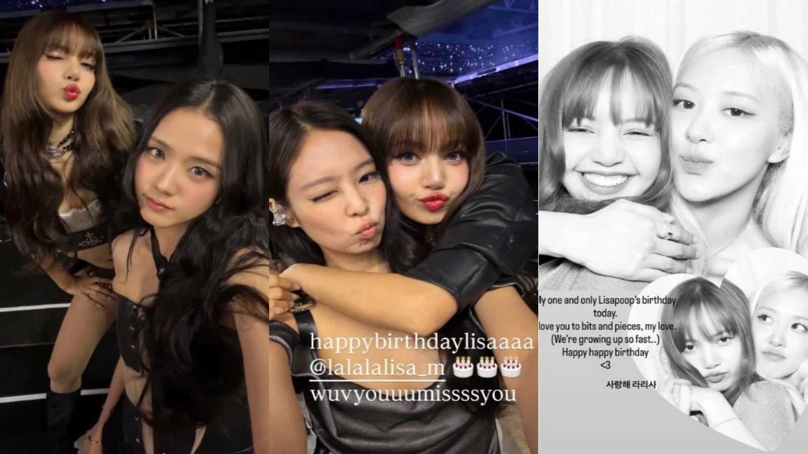 Happy birthday Lisa! The BLACKPINK members celebrate their maknae with sweet photos